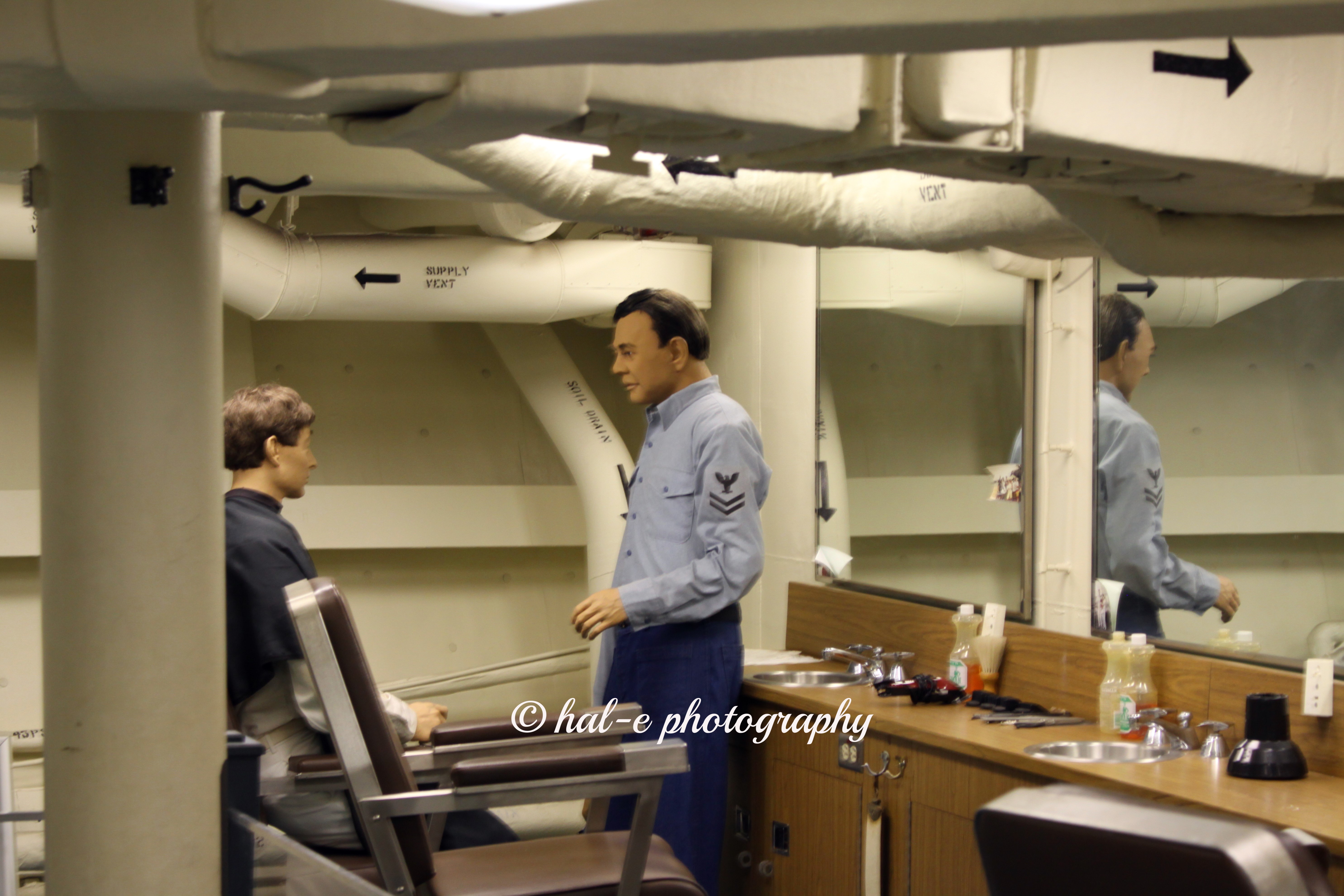 USS NJ Enlisted Barber Shop